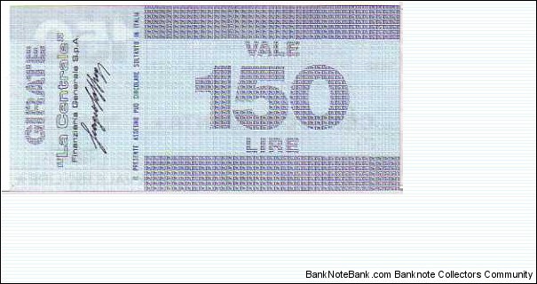 Banknote from Italy year 1977