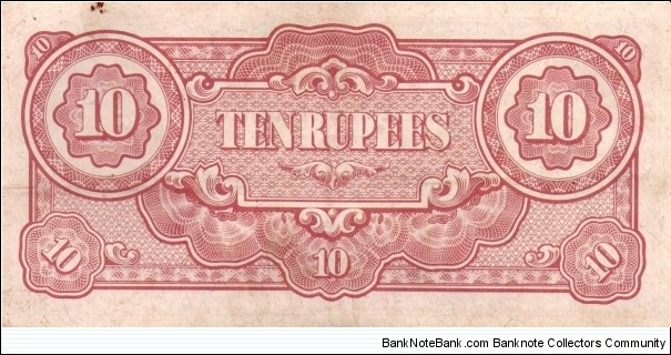 Banknote from Myanmar year 1942