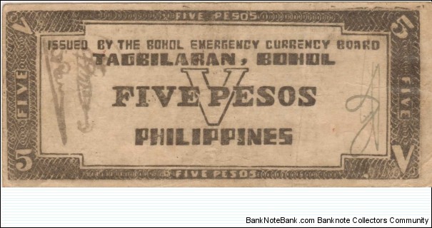 Banknote from Philippines year 1942