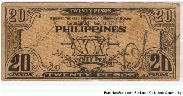 Banknote from Philippines year 1942