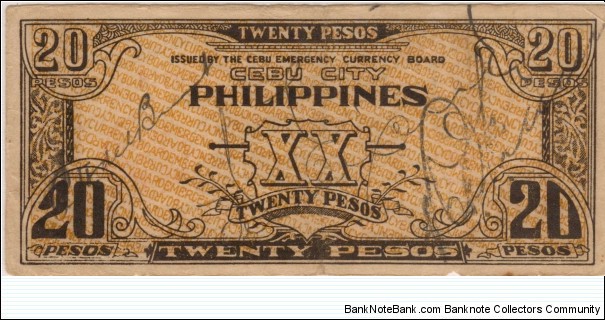 Banknote from Philippines year 1942