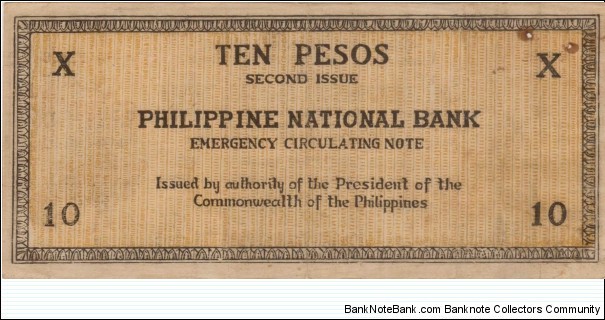 Banknote from Philippines year 1941