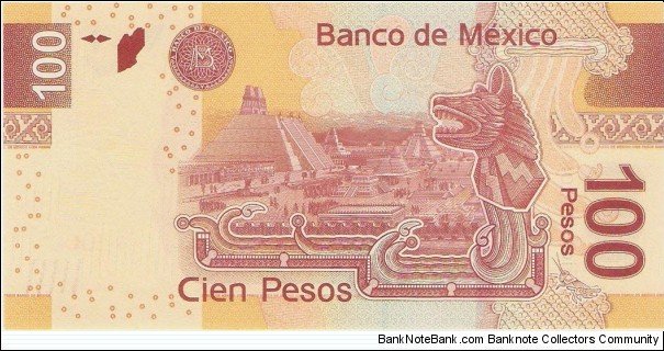 Banknote from Mexico year 2009
