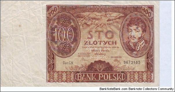  100 Zlotych Banknote