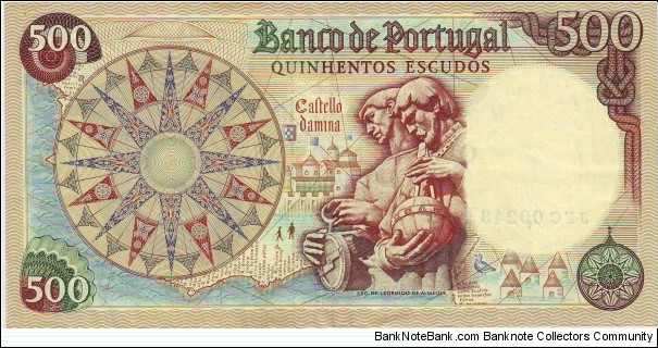 Banknote from Portugal year 1966