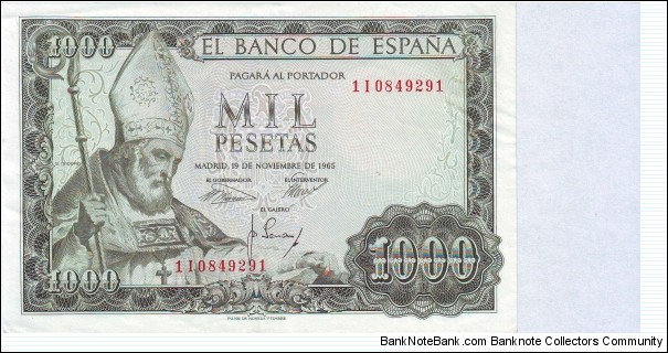  1000 Pesetas Banknote