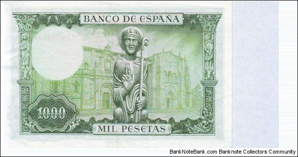 Banknote from Spain year 1965