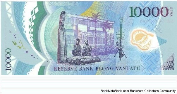 Banknote from Vanuatu year 2010