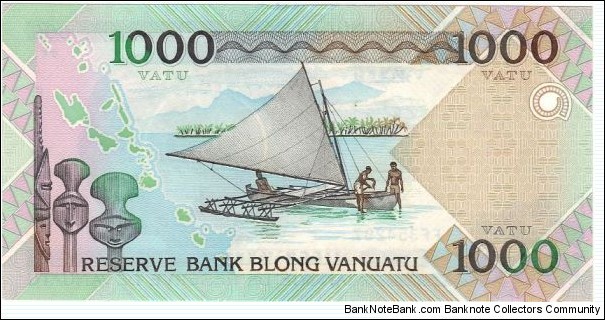 Banknote from Vanuatu year 2005