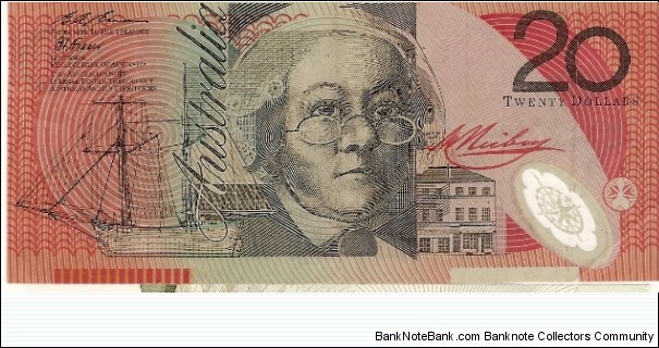 Mary Reibey on an Australia $20 and Eugen von Boehm-Bawerk on an Austrian 100 schilling Banknote