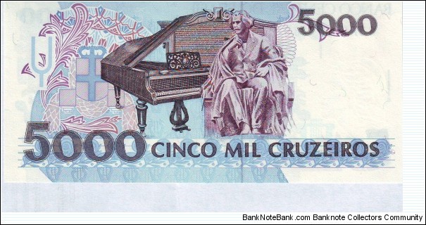 Banknote from Brazil year 1993