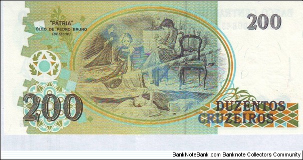 Banknote from Brazil year 1990