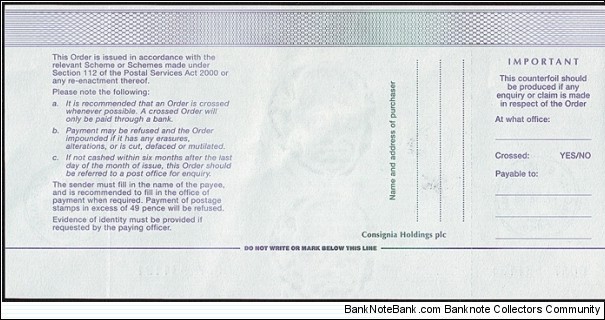 Banknote from Isle of Man year 2003