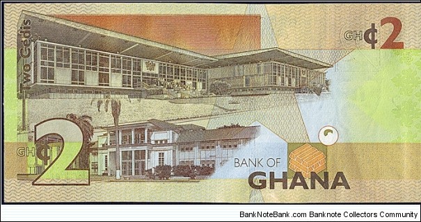 Banknote from Ghana year 2010