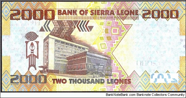 Banknote from Sierra Leone year 2010