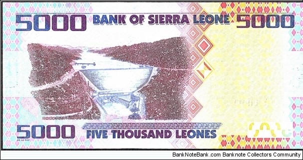 Banknote from Sierra Leone year 2010