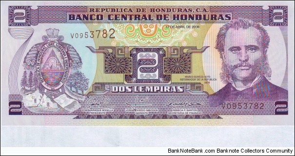  2 Lempiras Banknote