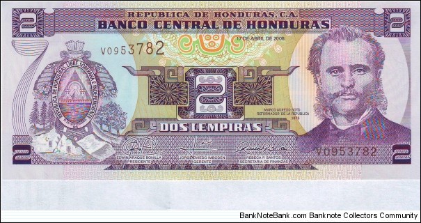  2 Lempiras Banknote