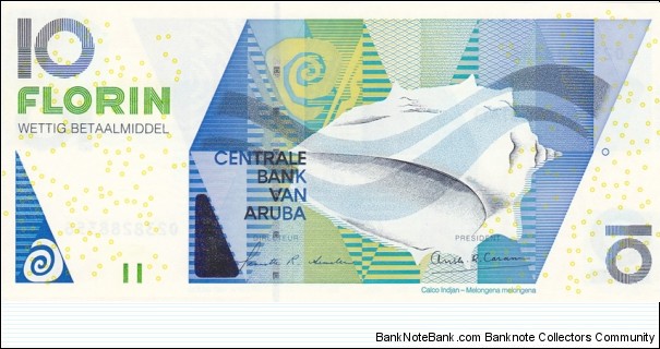 Aruba P16 (10 florin 1/12-2003) Banknote