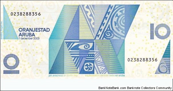 Banknote from Aruba year 2003