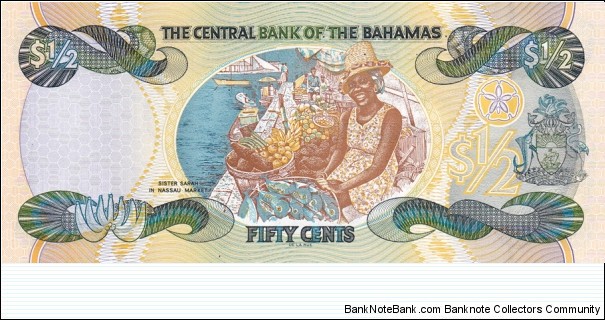 Banknote from Bahamas year 2001