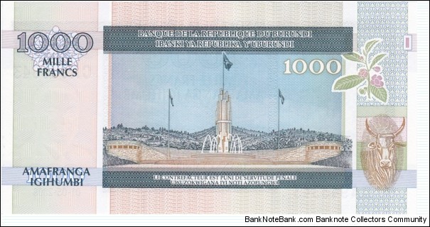 Banknote from Burundi year 2009