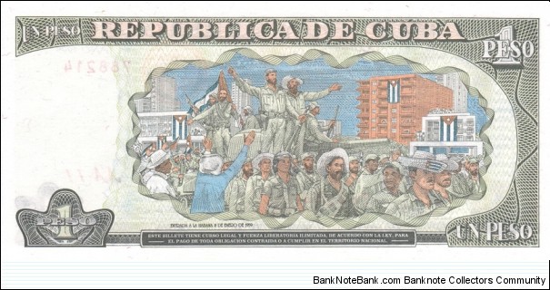 Banknote from Cuba year 1995