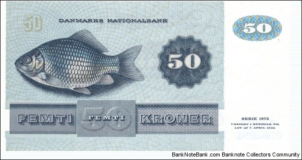 Banknote from Denmark year 1984