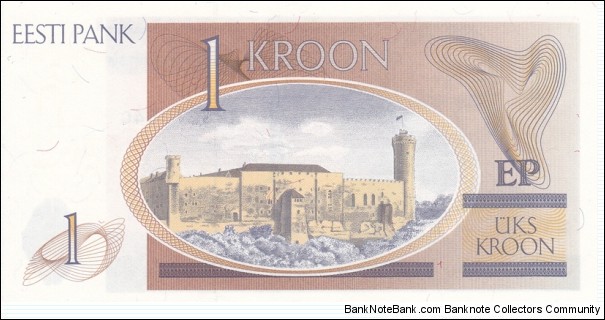 Banknote from Estonia year 1992