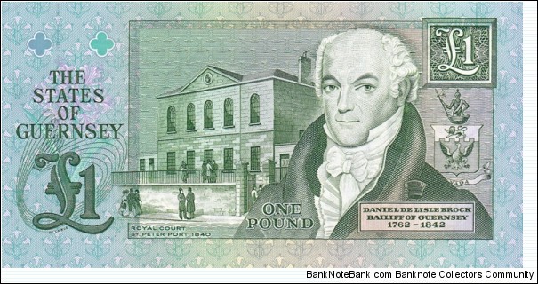 Banknote from Guernsey year 1991