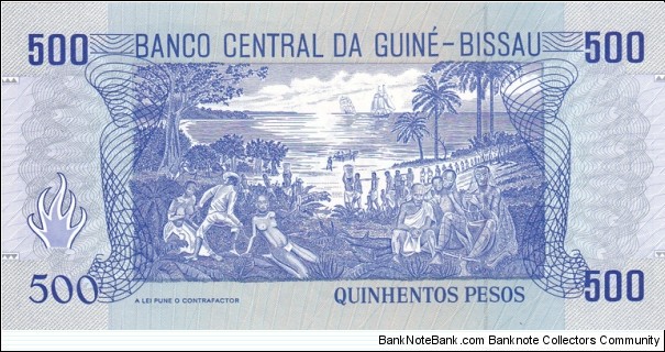 Banknote from Guinea-Bissau year 1990