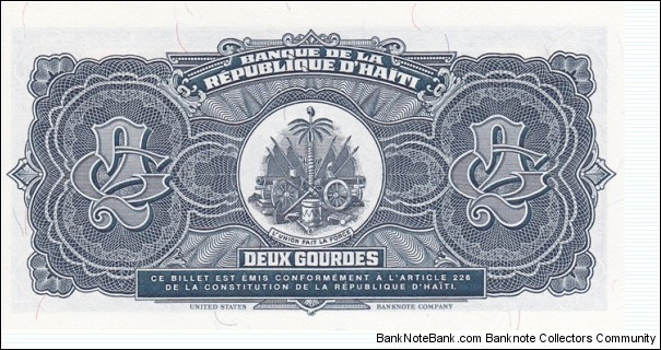 Banknote from Haiti year 1990