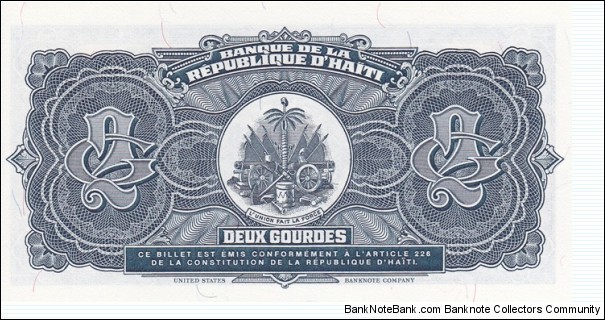 Banknote from Haiti year 1990