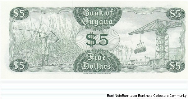 Banknote from Guyana year 1989