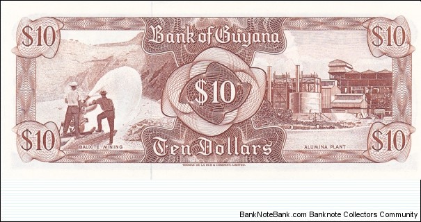 Banknote from Guyana year 1992