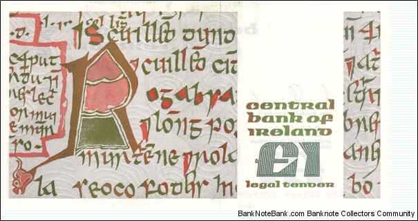 Banknote from Ireland year 1989