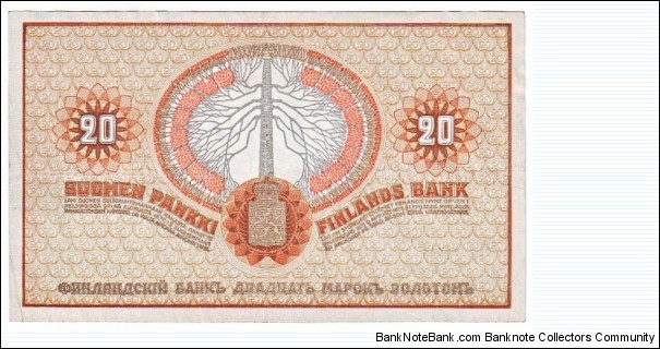 Banknote from Finland year 1909