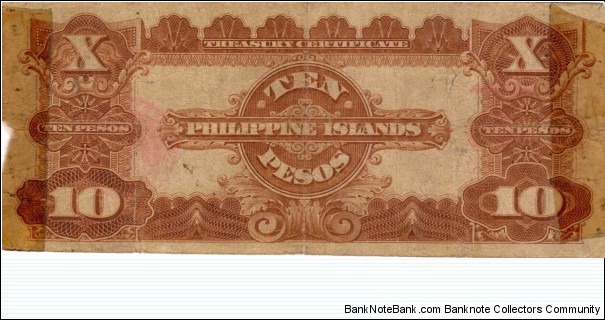 Banknote from Philippines year 1918