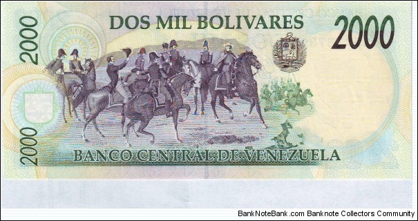 Banknote from Venezuela year 1998