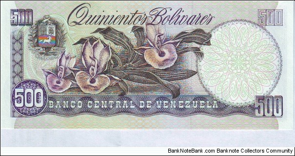 Banknote from Venezuela year 1998