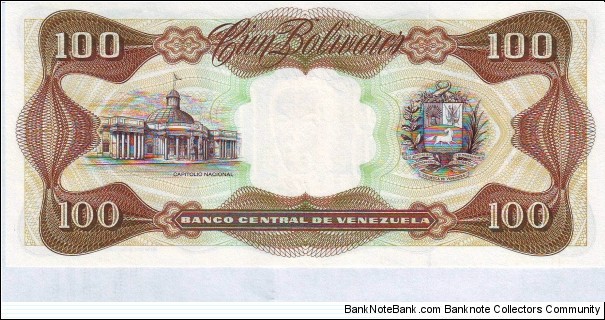 Banknote from Venezuela year 1992