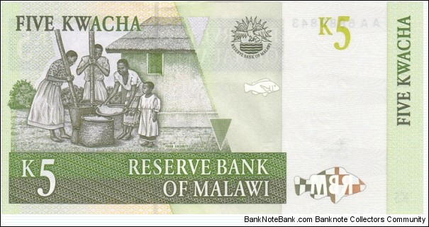 Banknote from Malawi year 1997