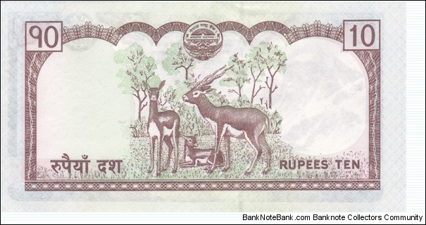 Banknote from Nepal year 2008