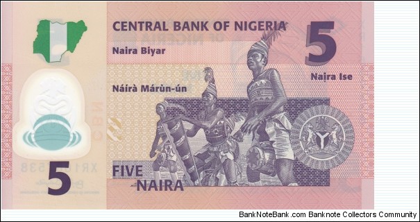 Banknote from Nigeria year 2009