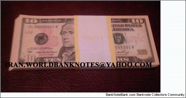 band of 10USD$(=1000$Currency money) Banknote