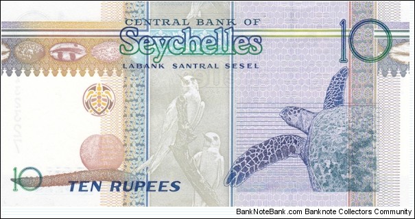 Banknote from Seychelles year 1998