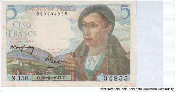  5 Francs Banknote