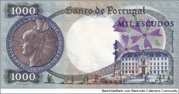 Banknote from Portugal year 1967