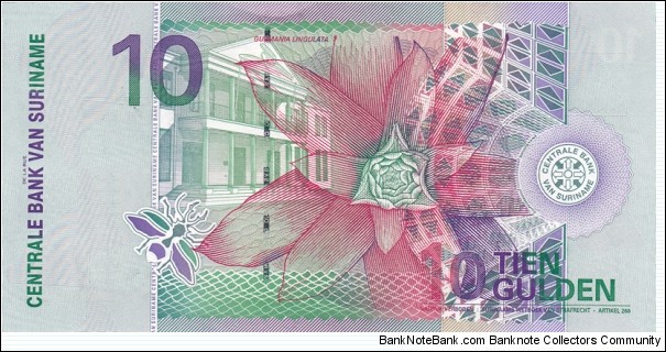 Banknote from Suriname year 2000