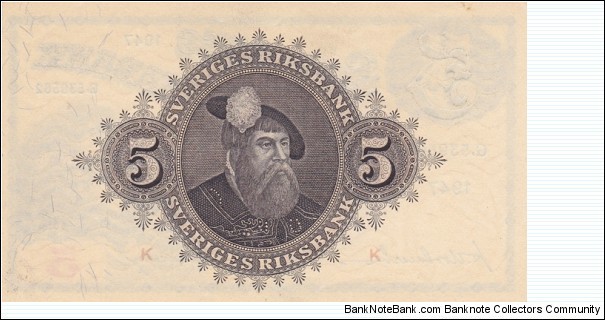 Banknote from Sweden year 1947